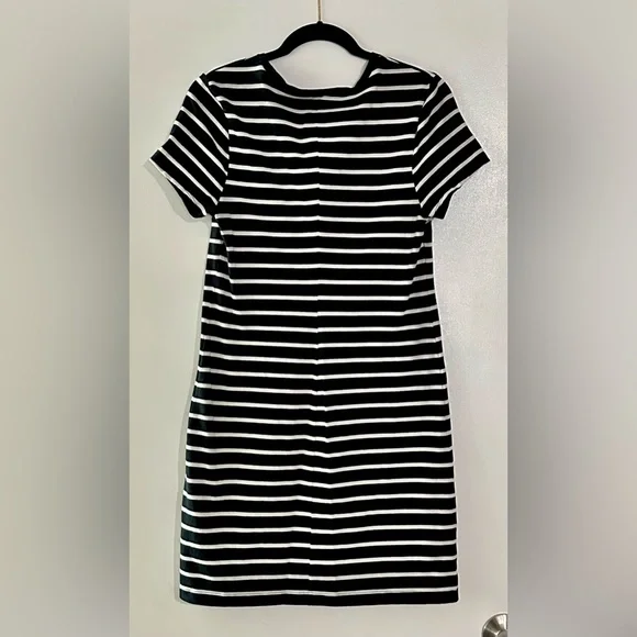 Old Navy Black and White Striped Tee Shirt Dress Size Large - Picture 3 of 12